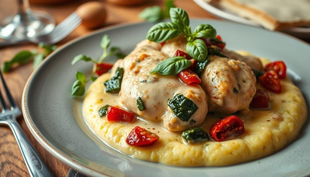 Tuscan Slow Cooker Chicken