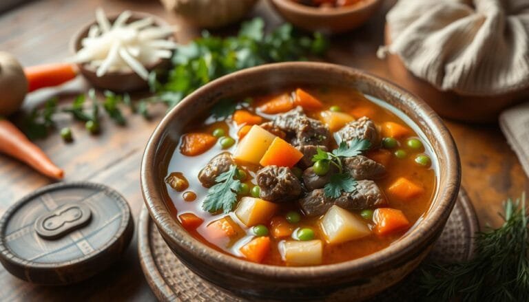 old fashioned vegetable beef soup recipe