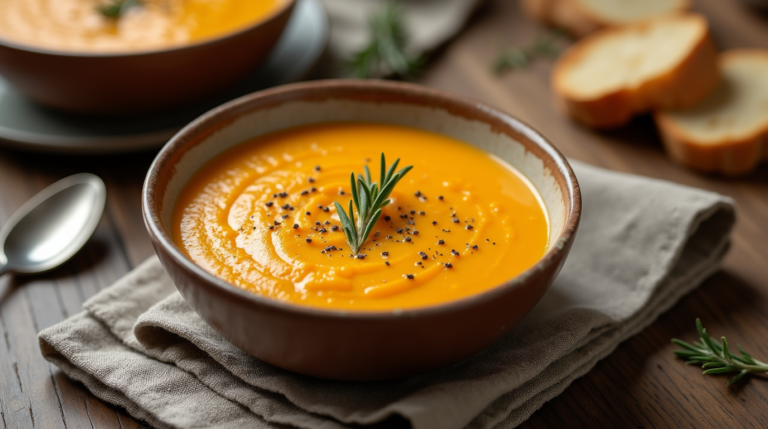 butternut squash sweet potato soup recipe