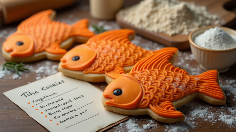 orange fish cookies recipe