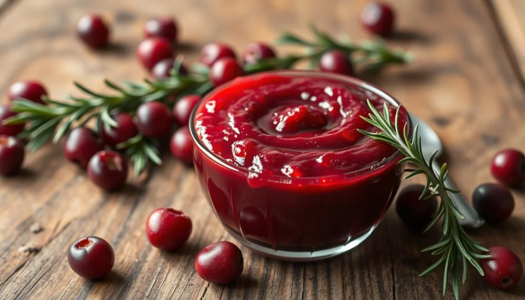 Cranberry Sauce with Raspberry Jam