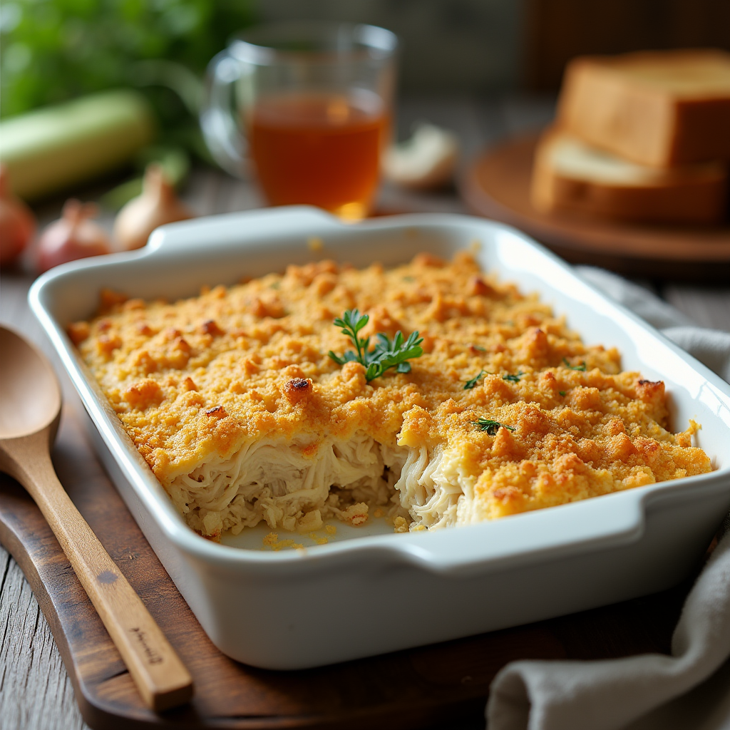 chicken dressing casserole recipe