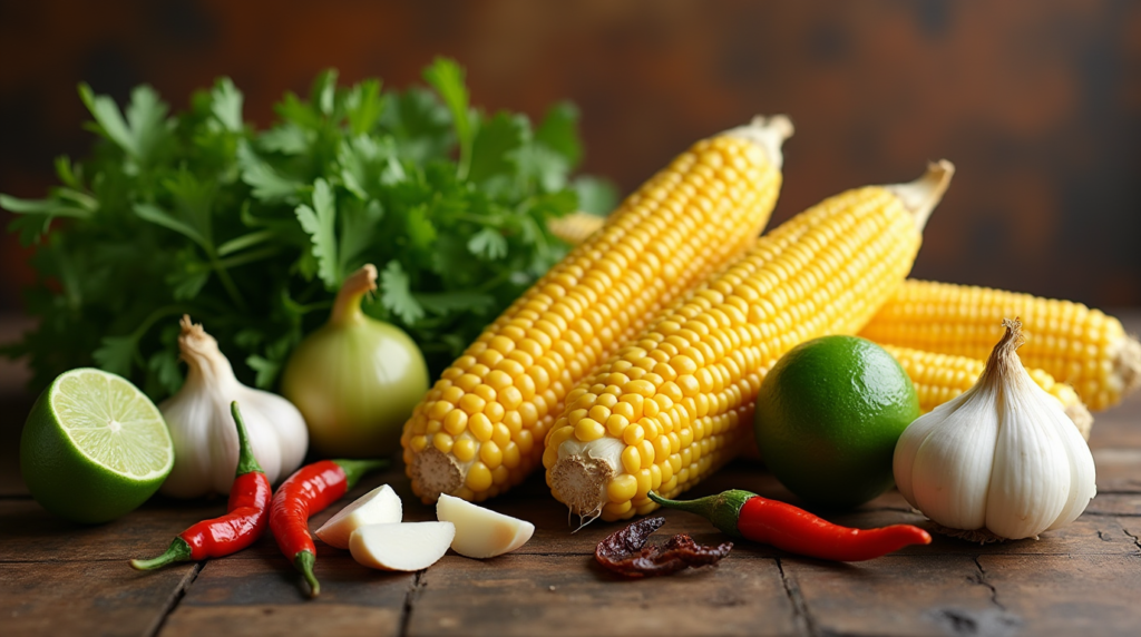 Delicious bowl of El Salvadoran corn soup, also known as Sopa de Elote, made with fresh corn, milk, and traditional spices, served as a comforting meal.